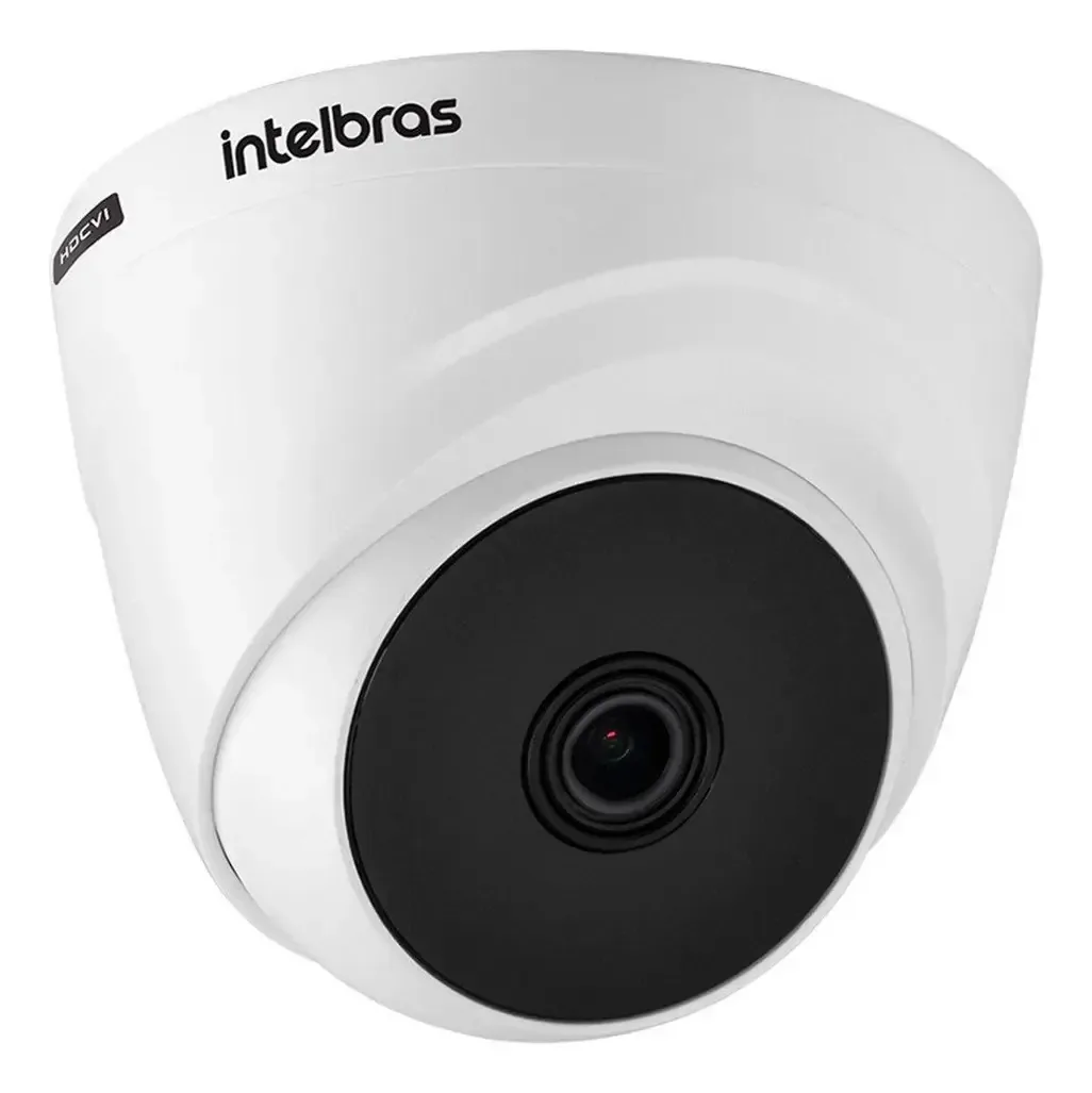 8 Câmeras Internas Intelbras Vhd 1120 Dome Visão Noturna 20 Branco