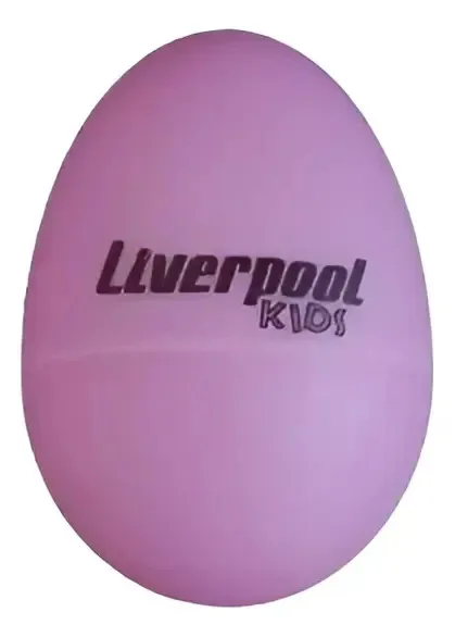 Ganza Ovo Chocalho Ovinho Colorido Liverpool Kids Shaker Egg Cor Rosa