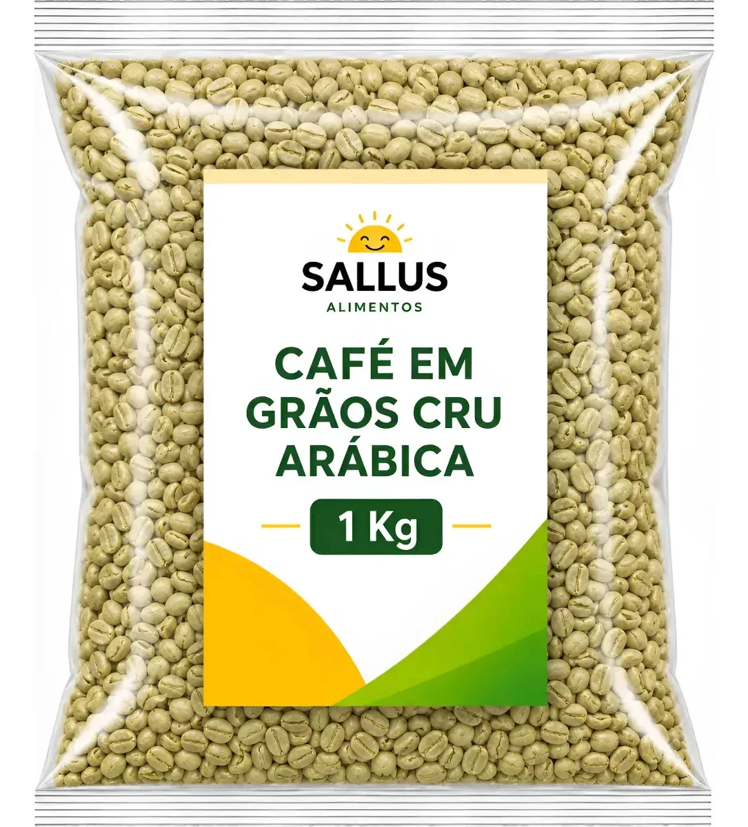 Café Em Grãos Verde Cru Arábica 1kg Grãos Selecionados