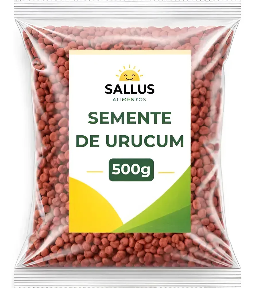 Sallus Alimentos Sementes De Urucum Sementes 500 g Unidade