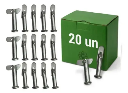 Pino Trava Para Andaime Tubular 12mm X 55mm Caixa 20 Un