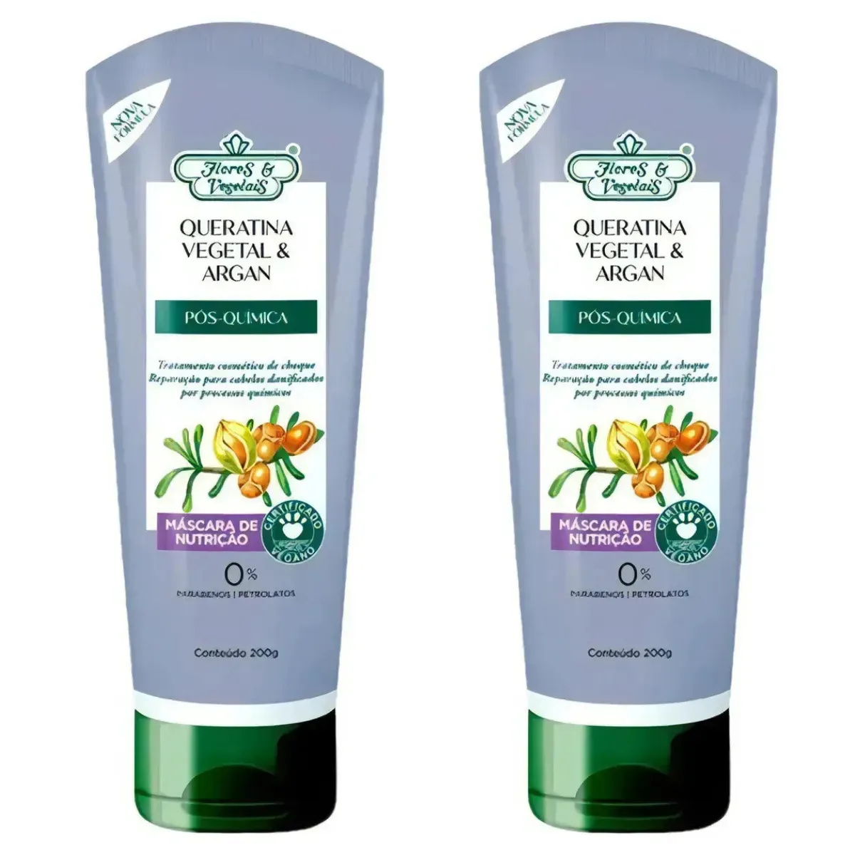 Máscara Pós Química Flores & Vegetais 200g