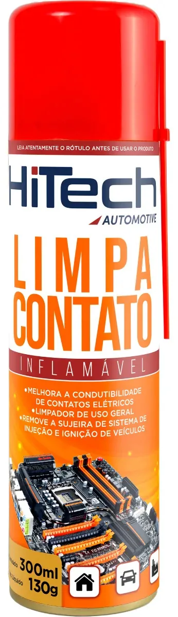 Limpa Contato Spray 300ml Eletrônicos Placas Conectores
