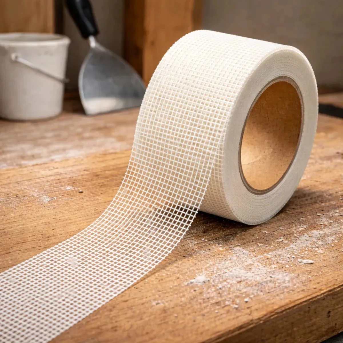 Fita de Fibra de Vidro Gcmfix para Drywall e Gesso 5 cm x 90 m