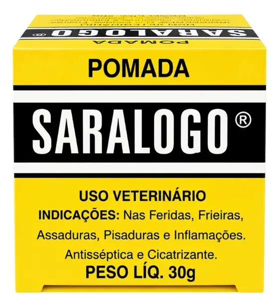 Pomada Cicatrizante Saralogo Matacura 30g Veterinária