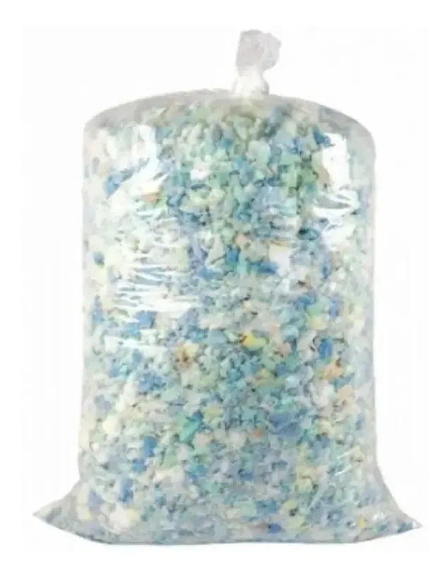 1 Kg De Flocos De Espuma Enchimentos Para Almofadas E Puff Colorido