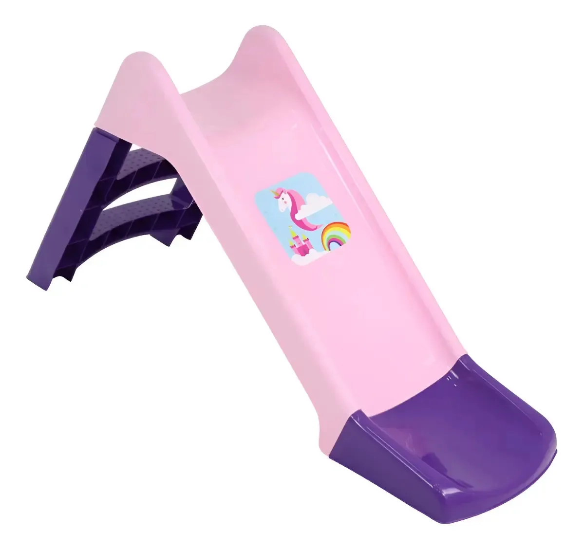 Escorregador Unicornio Com Apoio Infantil Menina Rosa