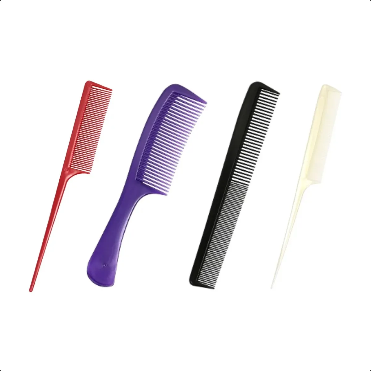 Kit 4 Pentes Profissional Marilu Hair Bonitinho Cabeleleiro Sortida