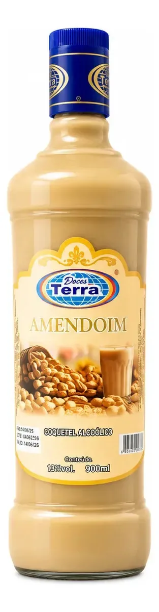 Licor Cremoso De Amendoim 900ml Coquetel Alcoolico