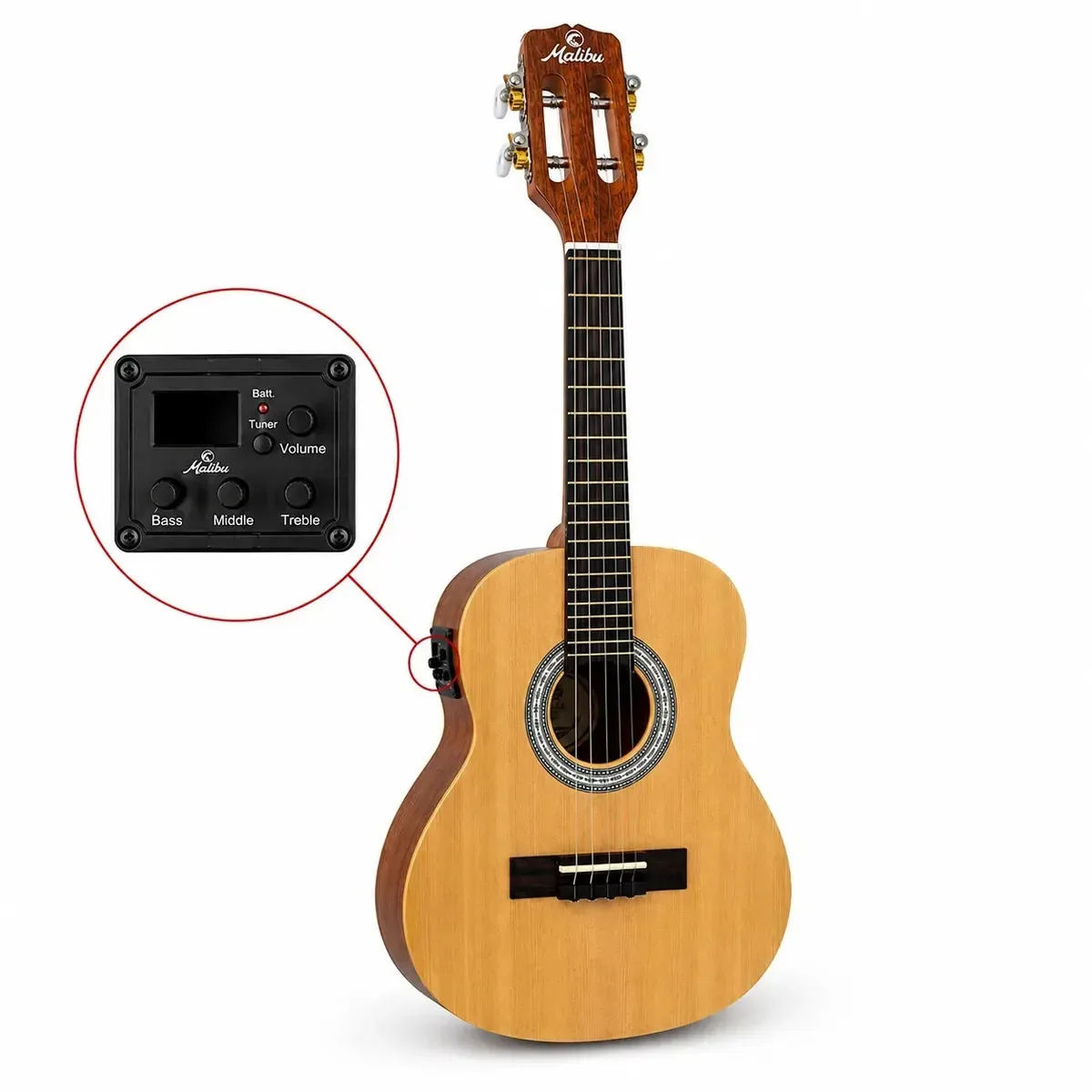 Cavaquinho Malibu MC-10SM E Eletroacústico Spruce