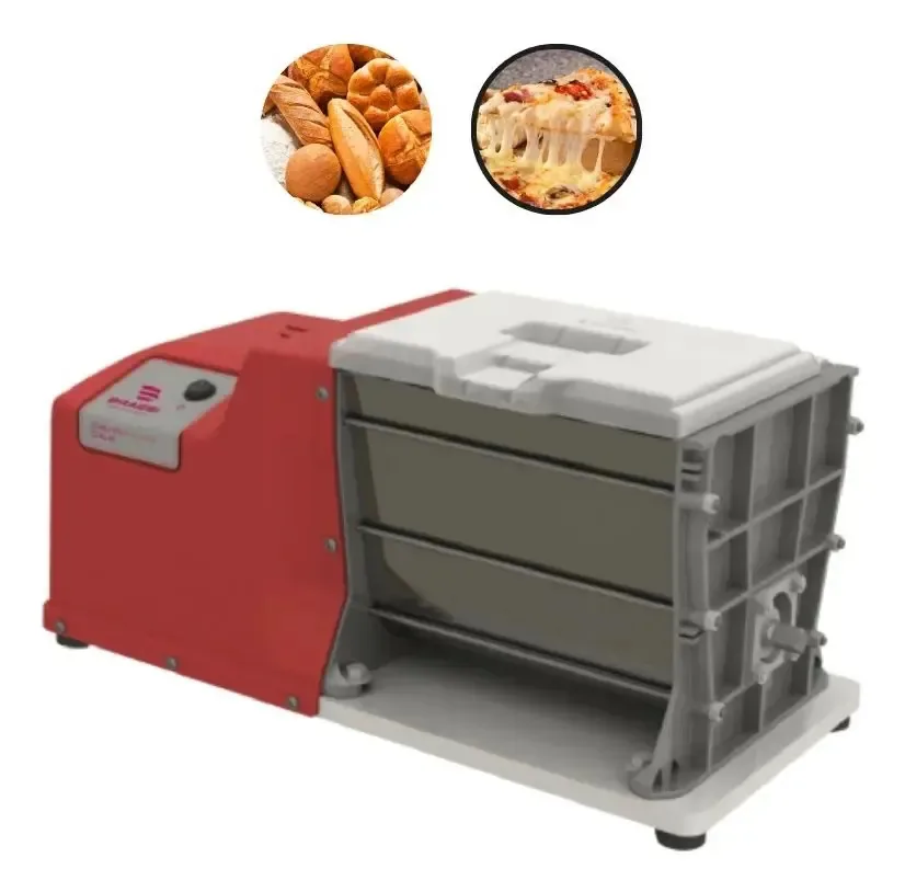 Amassadeira De Massas Pizzas Pão Semi Rápida 3kg Cuba Inox