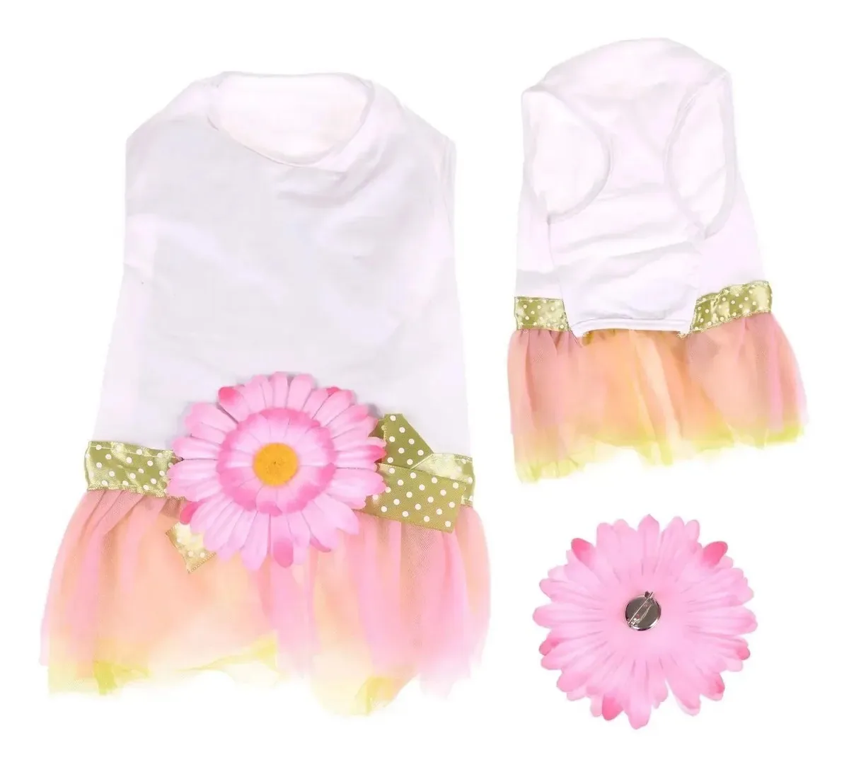 Vestido Meu Pet Bailarina Tamanho G