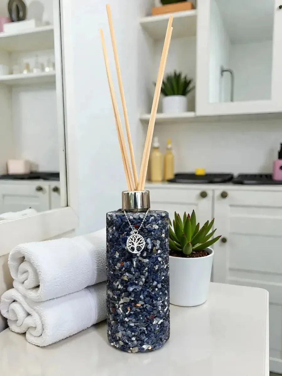 Aromatizador De Ambiente Difusor De Varetas Lavabo Pedras