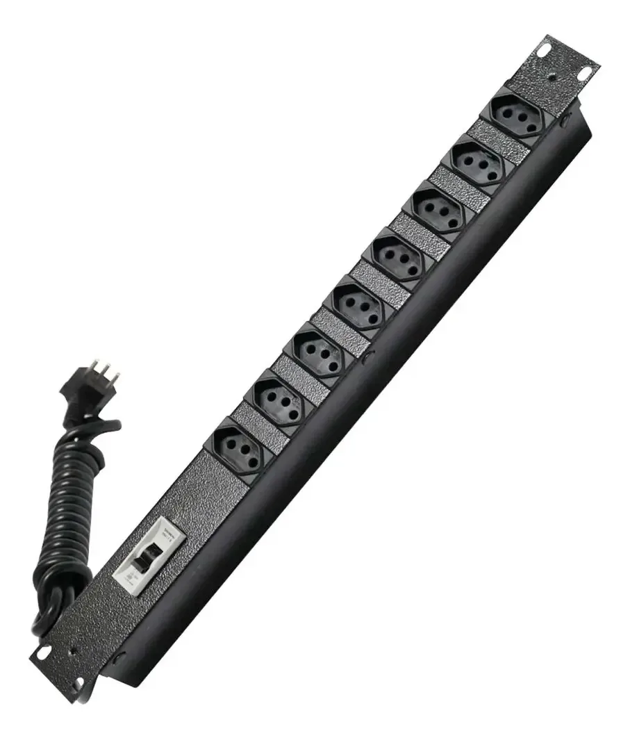 Patch panel de 8 portas Pier Telecom 10A 8 Saídas
