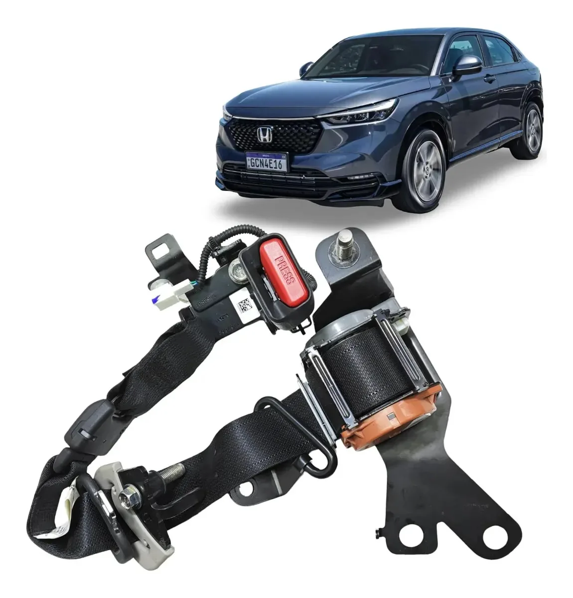 Cinto Segurança Traseiro Central Honda Hrv 23/2026