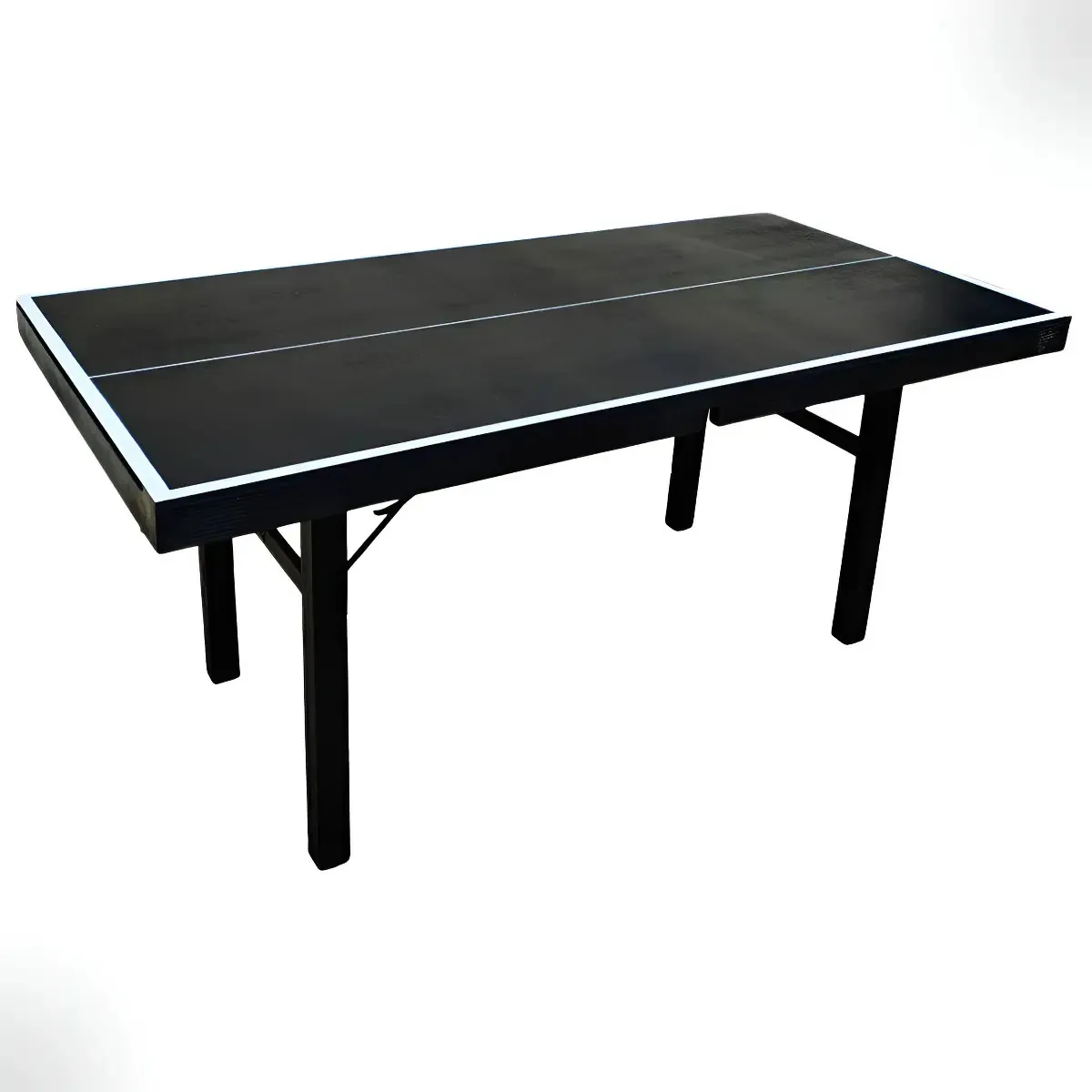 Mesa De Ping Pong Tenis De Mesa Juvenil Mdf 15mm Cor Preto