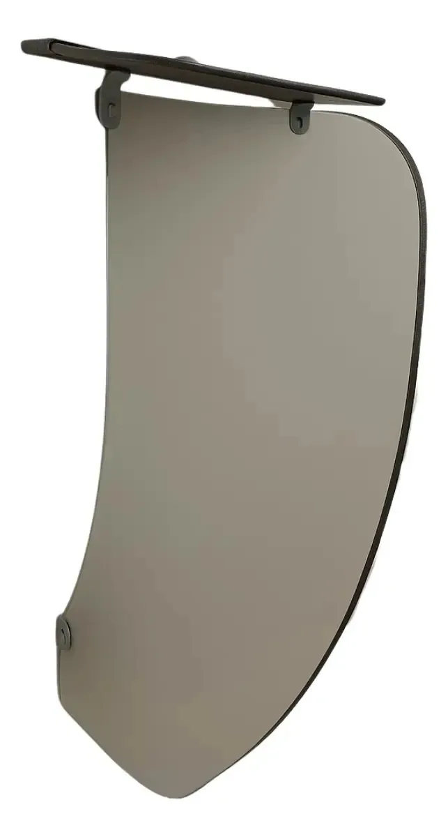 Kit Tapa Vista Mictório Divisória Banheiro Porta Objetos Cor Branco