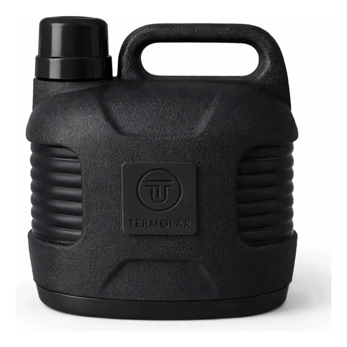 Garrafão Térmico Termolar 5 Litros Preto Água Café Chá Chimarrão Bebidas Quentes Frias Torneira Alça Reforçada Camping