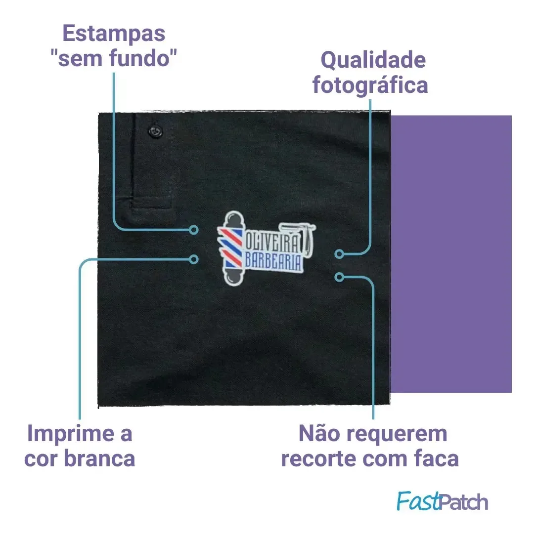 10 Logotipos Termocolantes Camiseta Personalizado 20x15cm