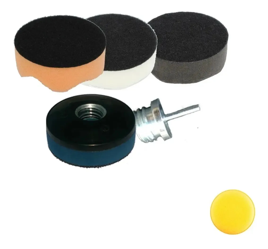Boinas De Espumas 2 + Suporte 2 + Adaptador Micro Retifica