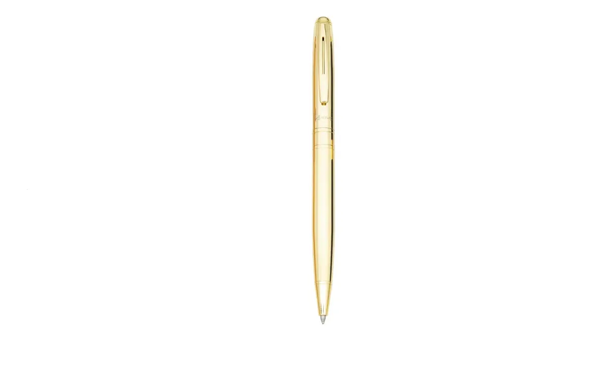 Caneta Herweg Luxo 8462 Dourado Azul