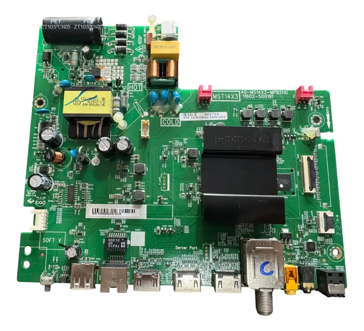 Placa Main Principal 32r5500 Encaixe Pequeno Id001