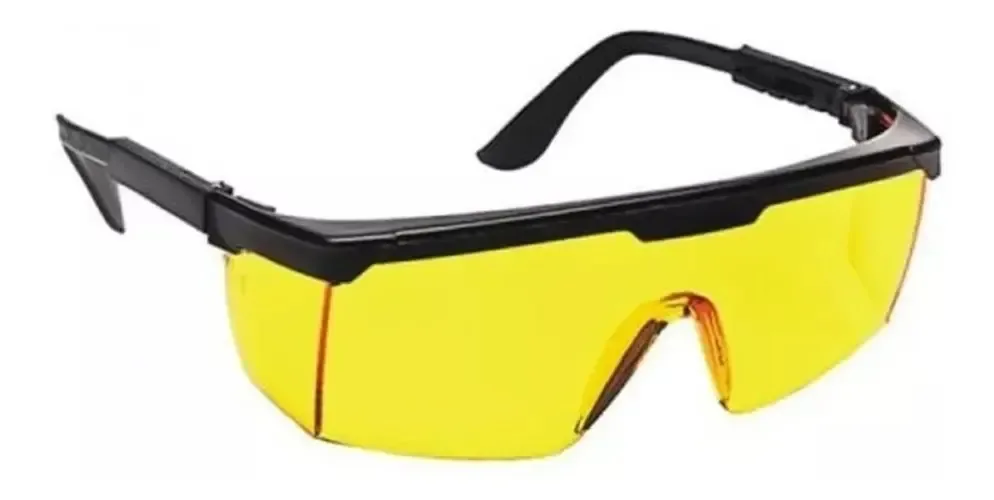 Oculos De Segurança Proteçao Lente Amarela Amarelo