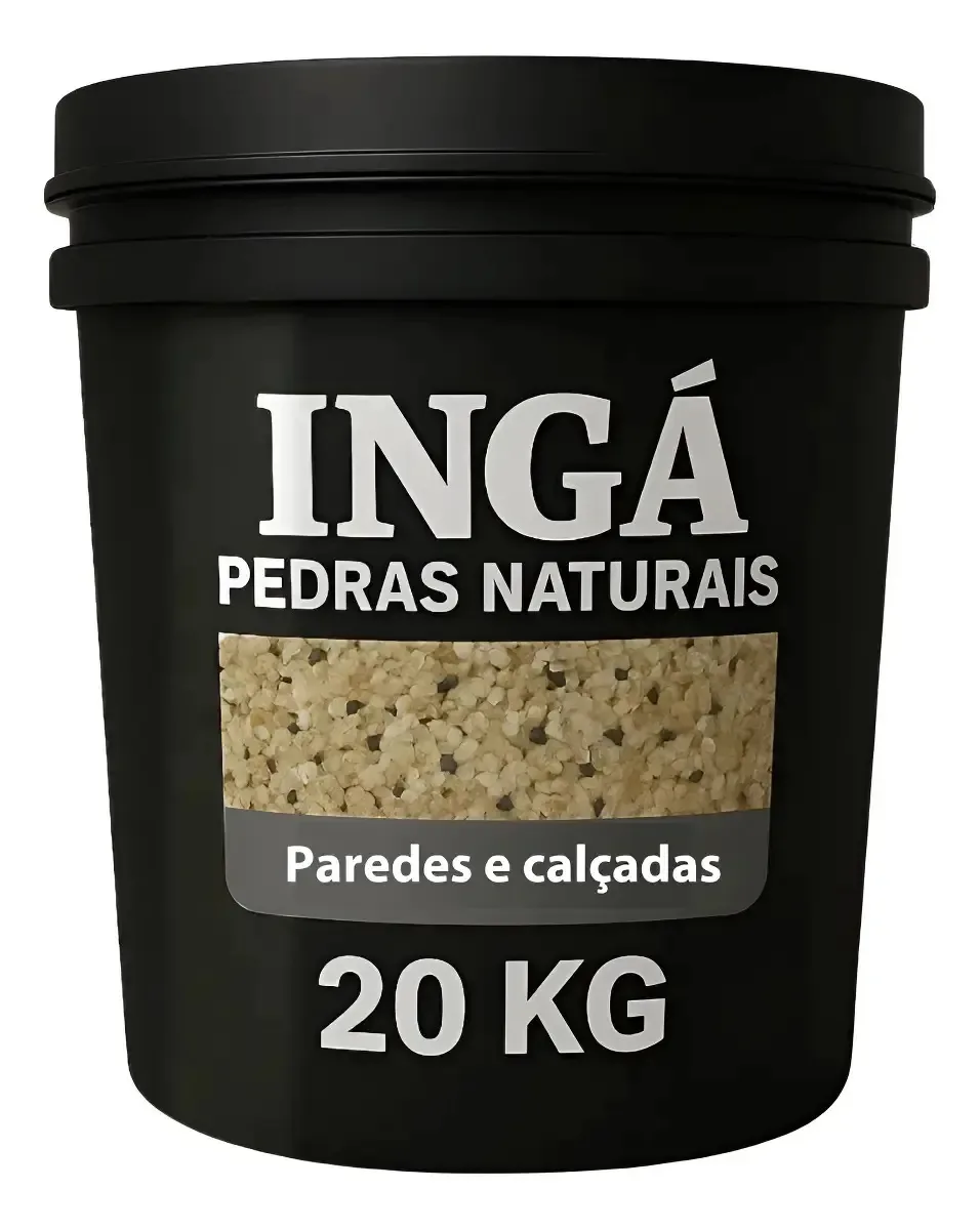 Microsseixo Pedras Naturais - Decorativo Impermeável Cor Black Estrelado Granulometria Máxima 2.54 Cm Granulometria Mínima 2.54 Cm