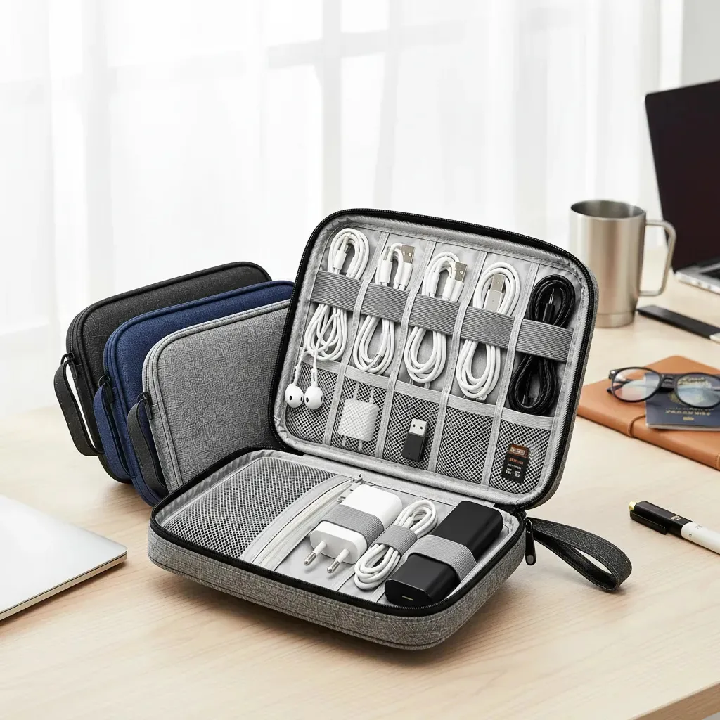 Case Organizador Para Cabos E Acessórios Equipamentos Viagem Sortidas