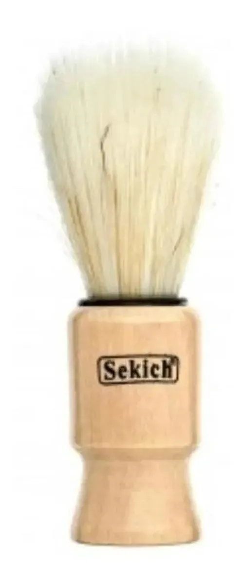 Pincel De Barbear Barbearia Barba Cabelo Cerda Macia