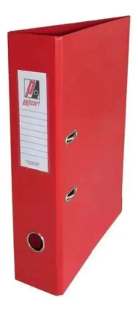 Pasta Registradora Az Polycart Vermelho