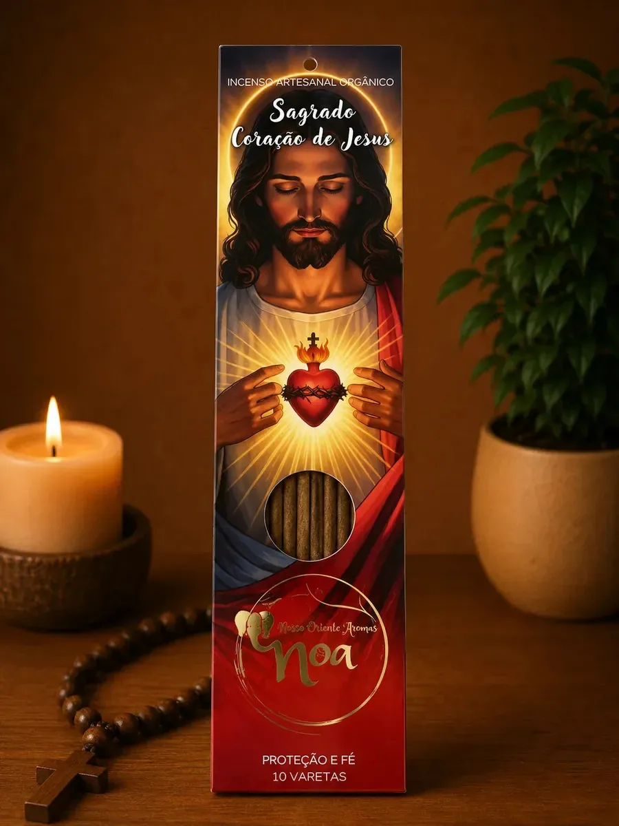 Incensos Linha Católica Sagrado Coração De Jesus