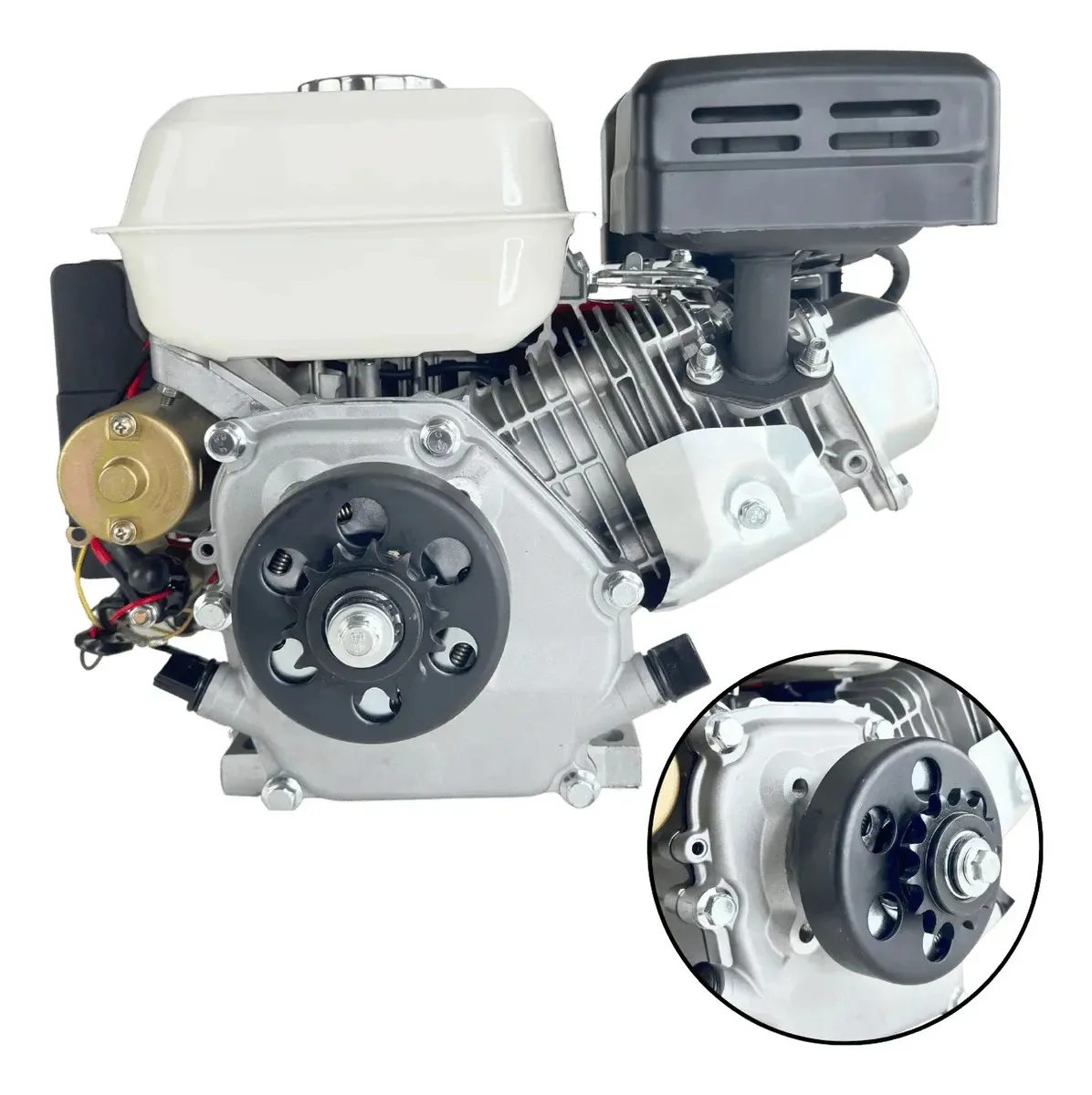 Motor Estacionário 7hp Partida Elétrica Embreagem Pinhão 11d