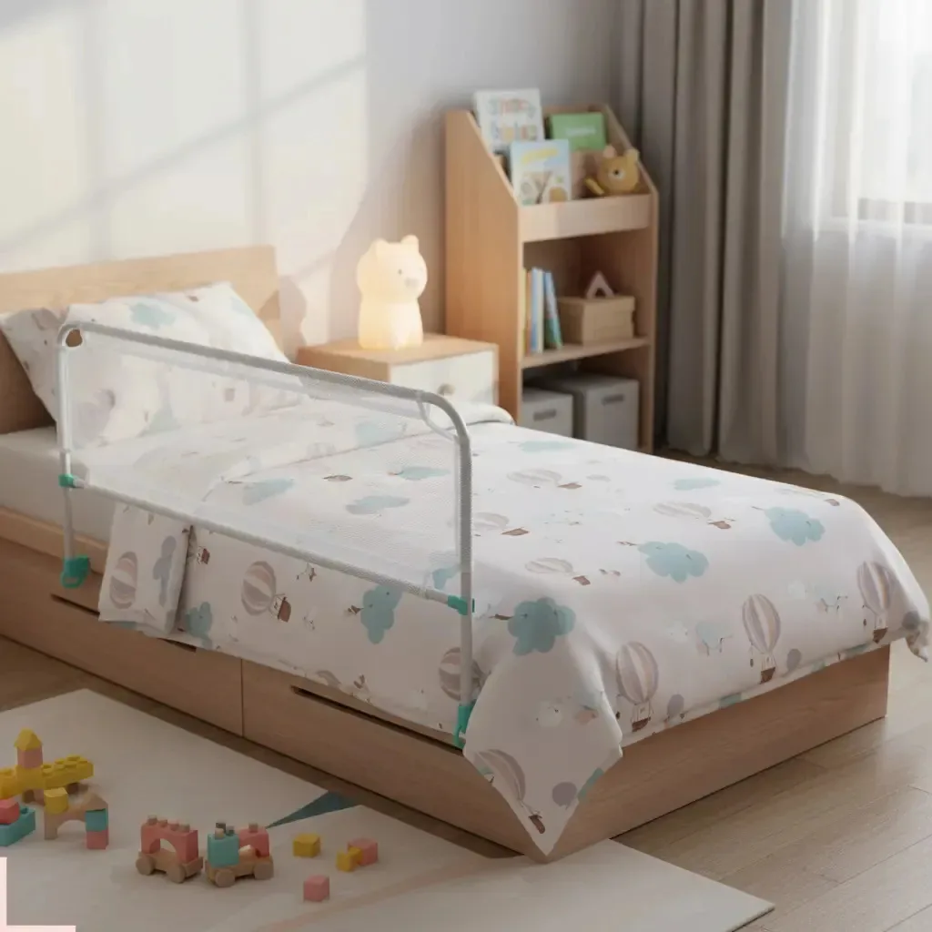 Protetor - Grade De Cama - Grade De Proteção - Bebê E Idosos Branco