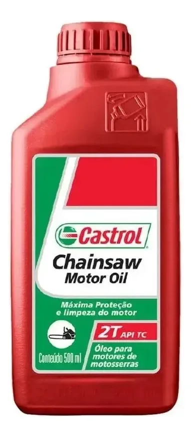 Oleo 2t Castrol Chainsaw - Motosserras Roçadeiras - 500ml