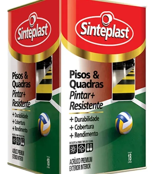Tinta Para Piso Sinteplast Tinta Pisos & Quadras - 18l Verde Fosco