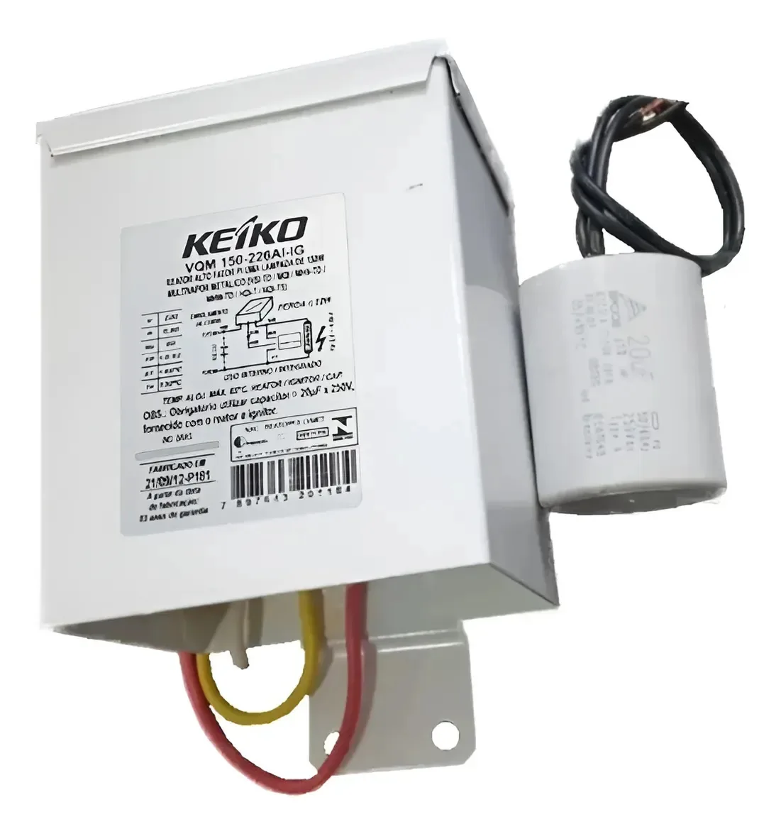 Reator A.f Multivapor Met 150w Vqm150-226ai-ig Keiko