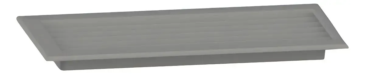 Grade Ventilação Retangular Encaixe 30x13 Exaustores - 1 Und Branco