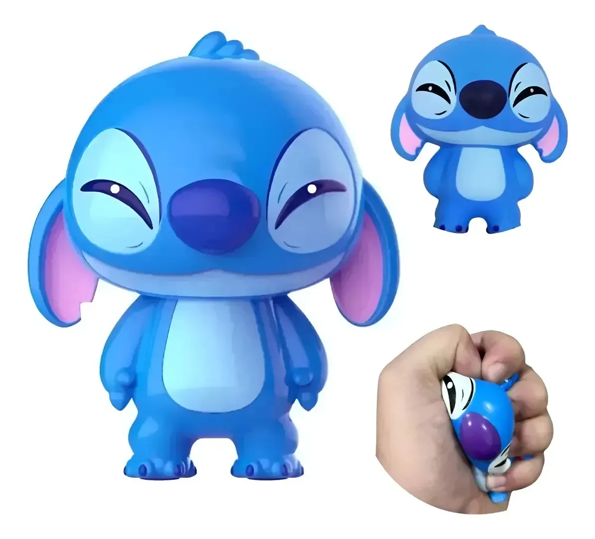 Boneco Descompressão Anti Stress Stitch Com Cheirinho Azul