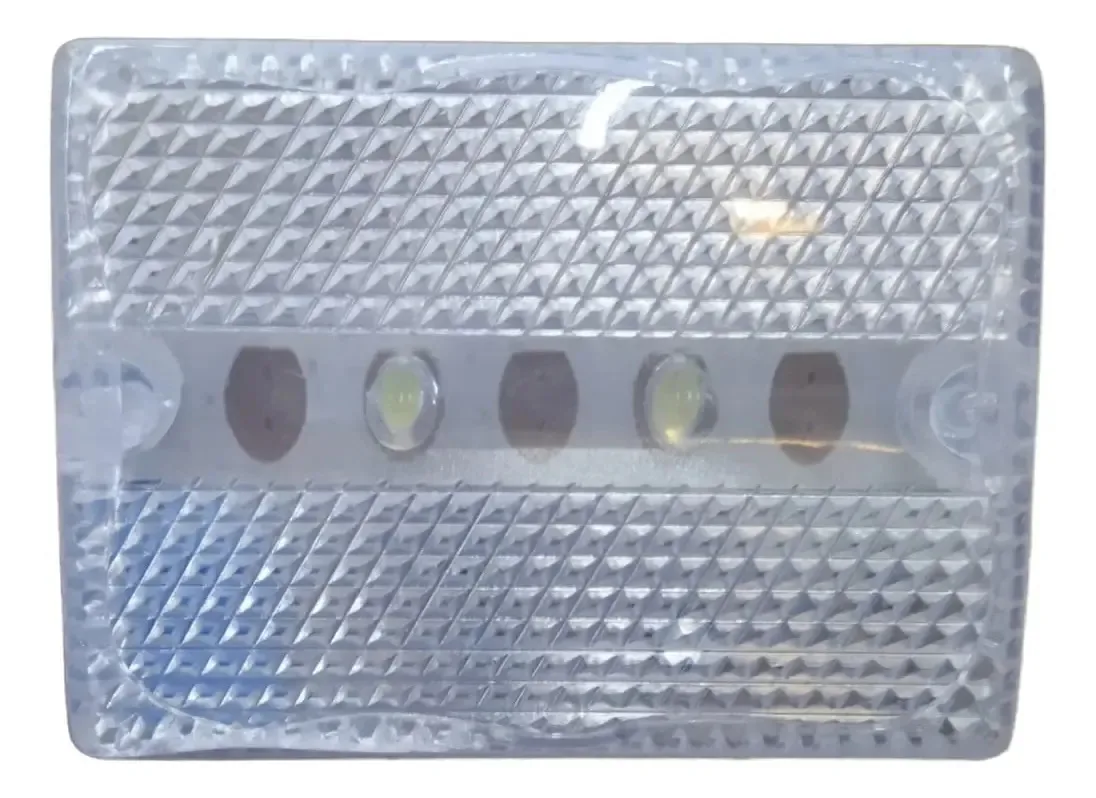 Luminária De Emergência Recarregável Tomada Bivolti Branco