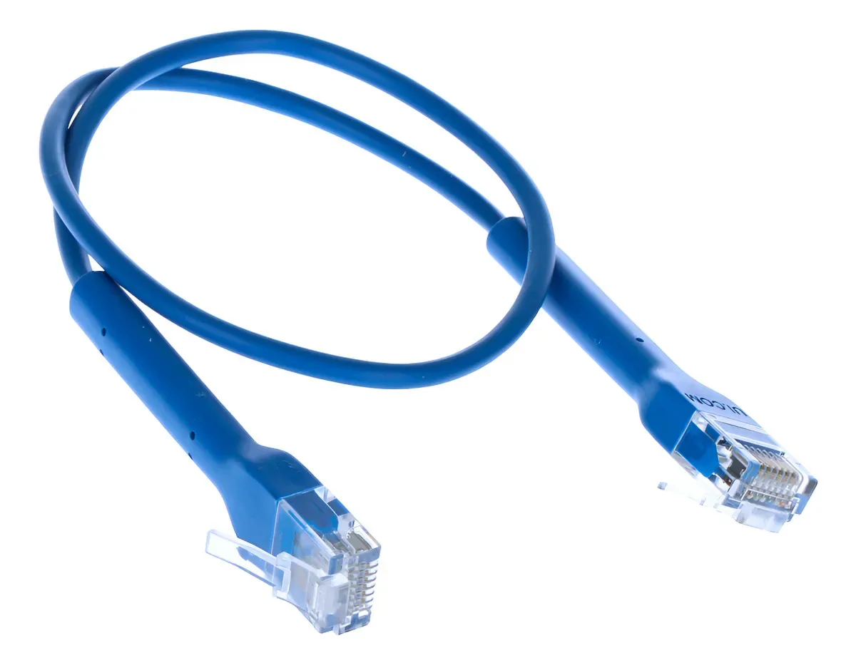 Cabo De Rede Ubiquiti Uc-patch Cat6 30cm - Cabo Rede Azul