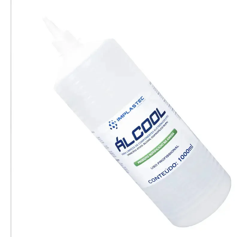 Álcool Isopropílico Isopropanol Implastec Garrafa 1 Litro Transparente