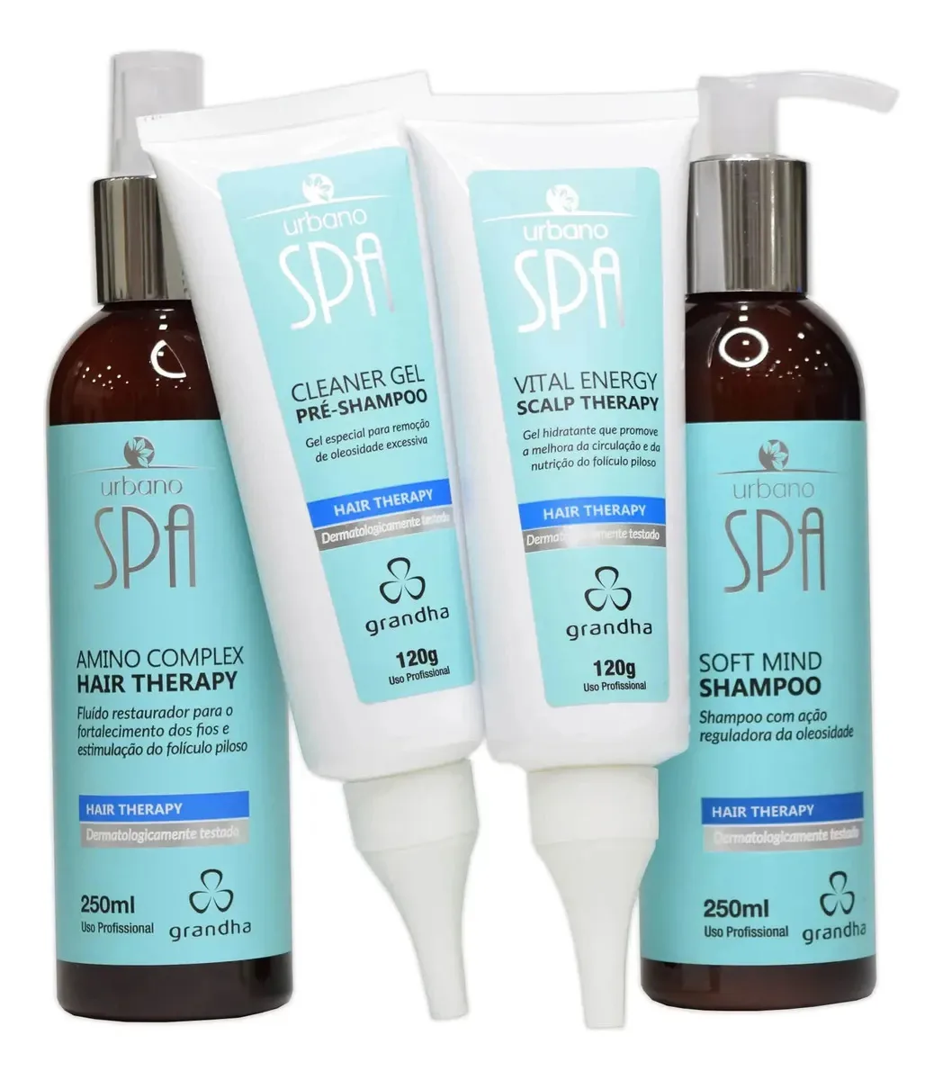 Kit Grandha Urbano Spa Blue Hair Therapy