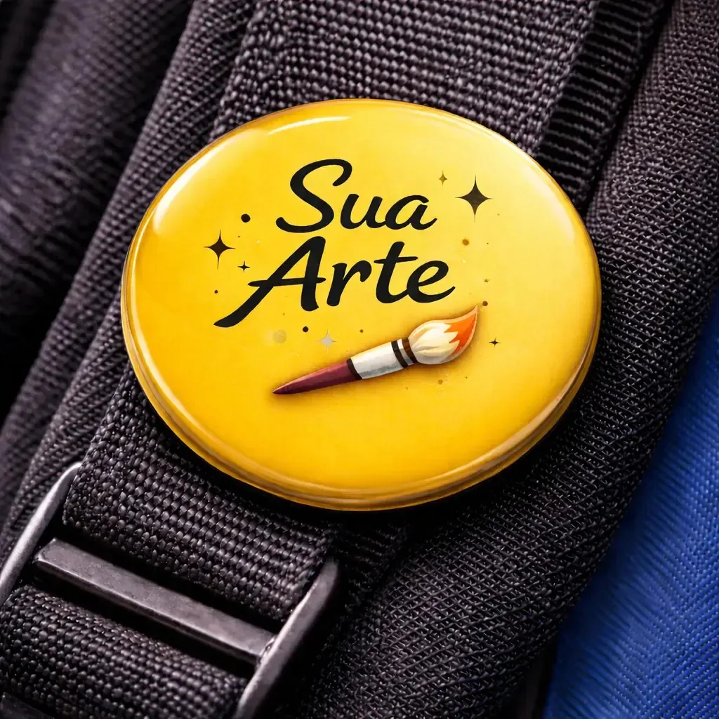 200 Bottons De 4,5cm Personalizados - Botons Com Sua Arte Colorido
