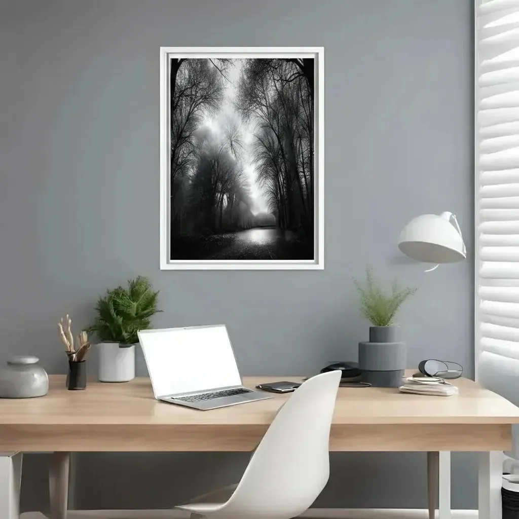 Moldura De Madeira Acetato E Duratex 40x60 Cm Para Quadros Branco