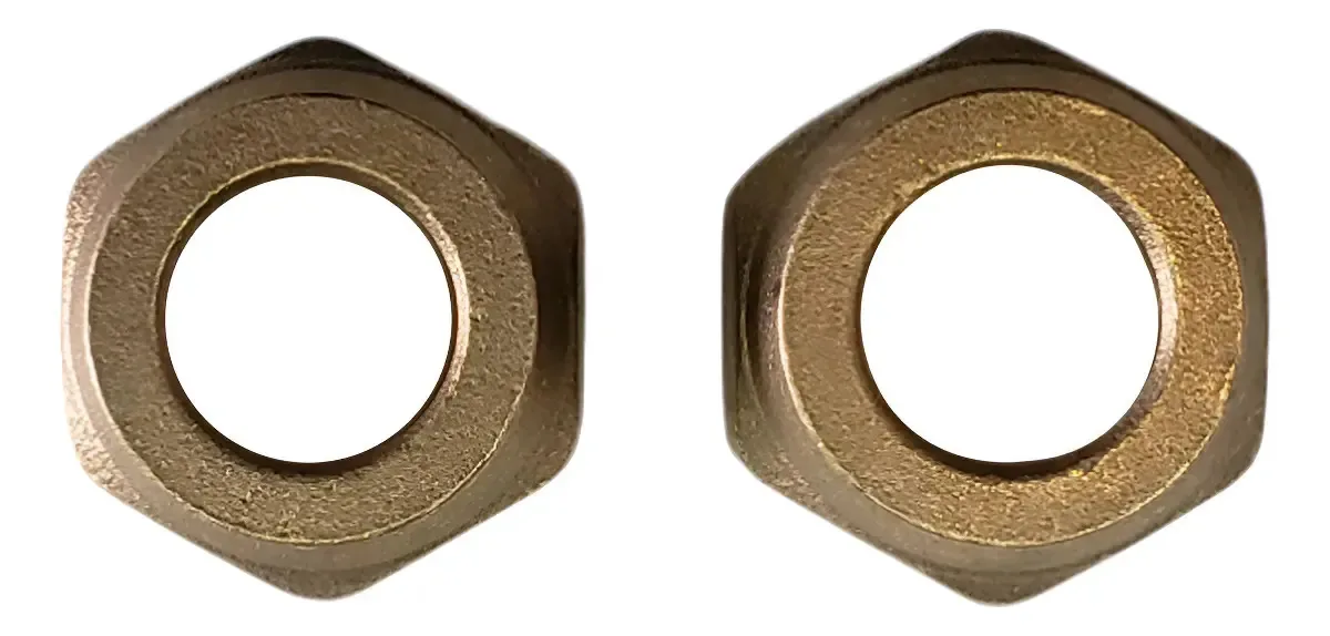 Kit 2 Porcas Regular Flange Forjada 1/2 Sae