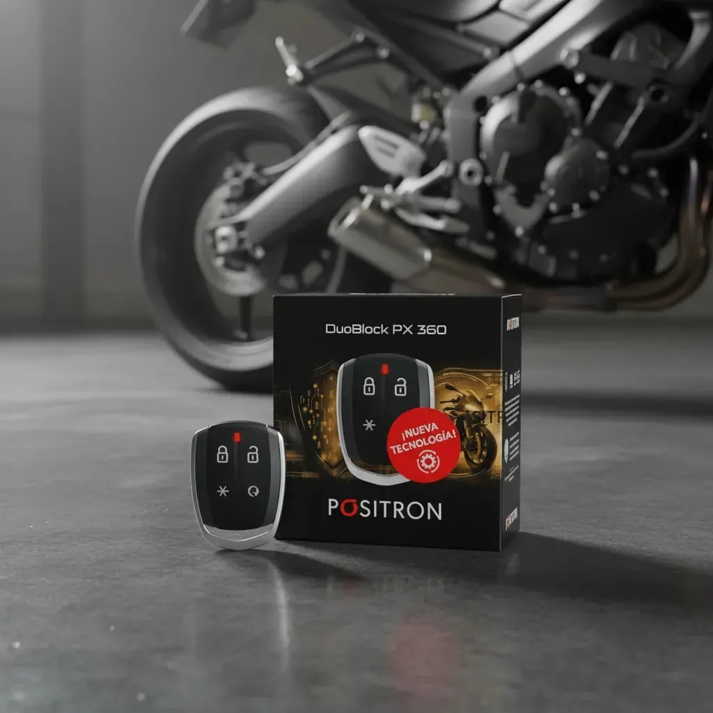 Alarme de motocicleta Positron Duoblock Px 360 G8 Linea