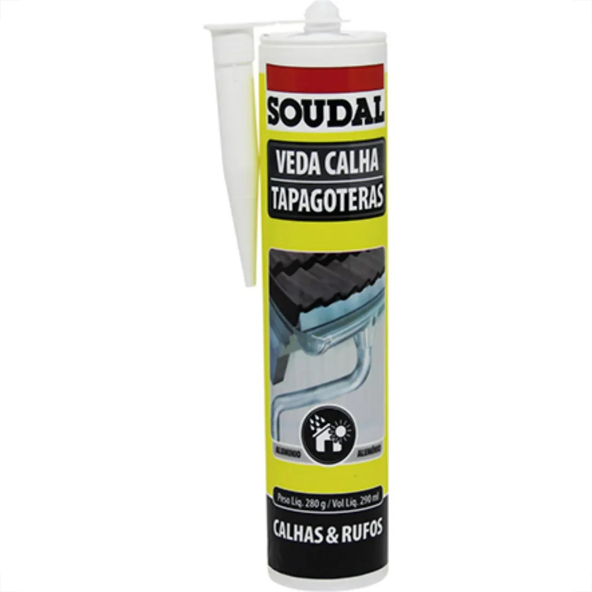 Vedacalha Soudal Aluminio 280gr