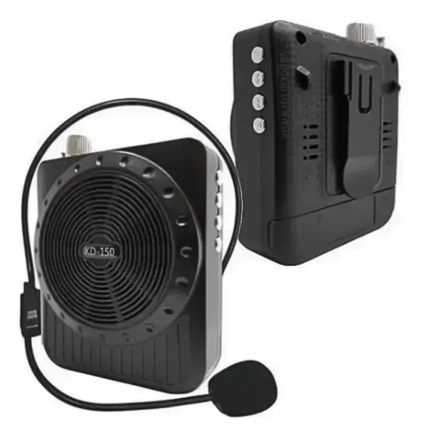 Megafone Bluetooth Dedrop Com Microfone E Rádio, Bateria Recarregável E Gravador Usb