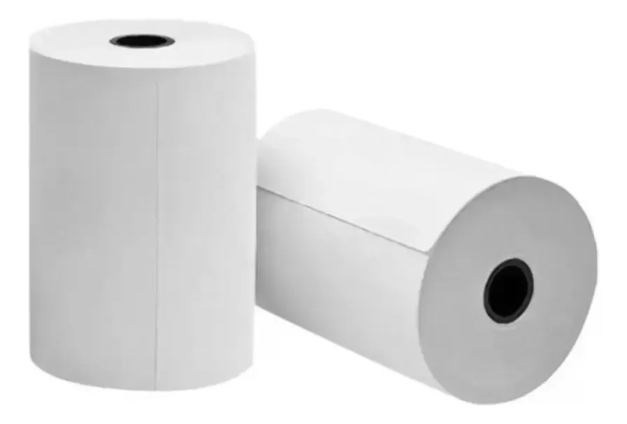 Bobina Termica 57mm X 300m Branca P/ Relogio De Ponto Atacado Ind Unid Maxprint